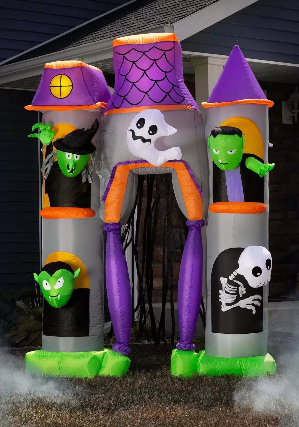 Clearance 10Ft Monster House Inflatable Halloween Decoration Inflatable Decorations