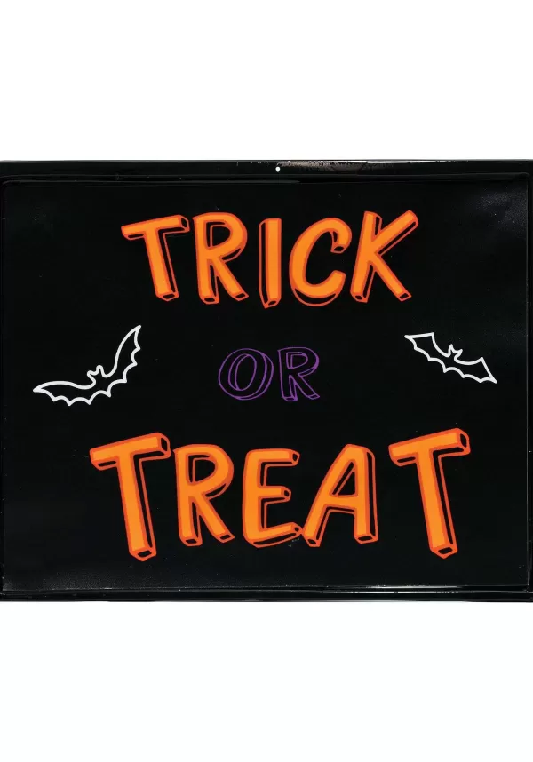 Online 11 Inch Trick Or Treat Neon Light Sign Door Decorations