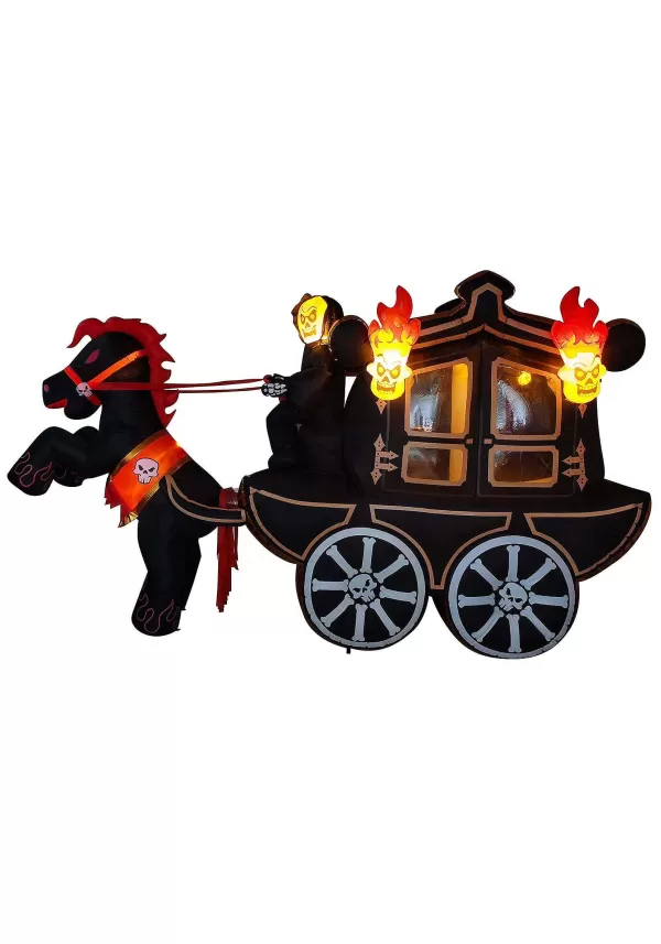 Clearance 12 Foot Inflatable Halloween Carriage Decoration Inflatable Decorations
