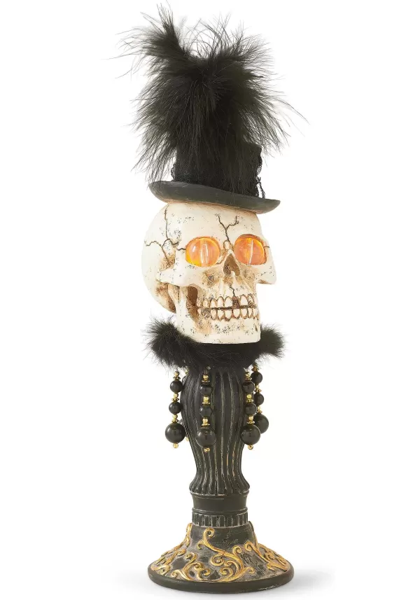 Clearance 16-Inch Female Skeleton Bust With Led Eyes Decoration Indoor Decorations