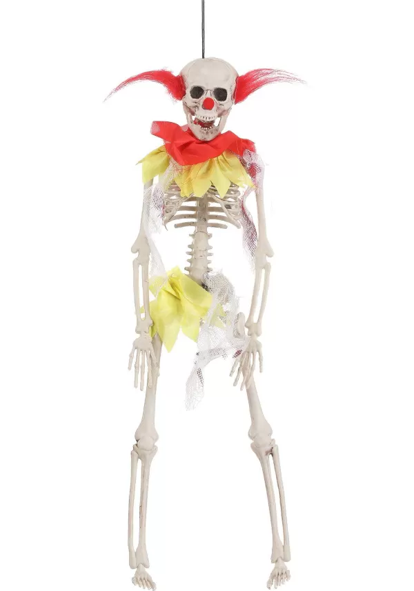 Online 16-Inch Skeleton Clown Decoration Outdoor Decorations