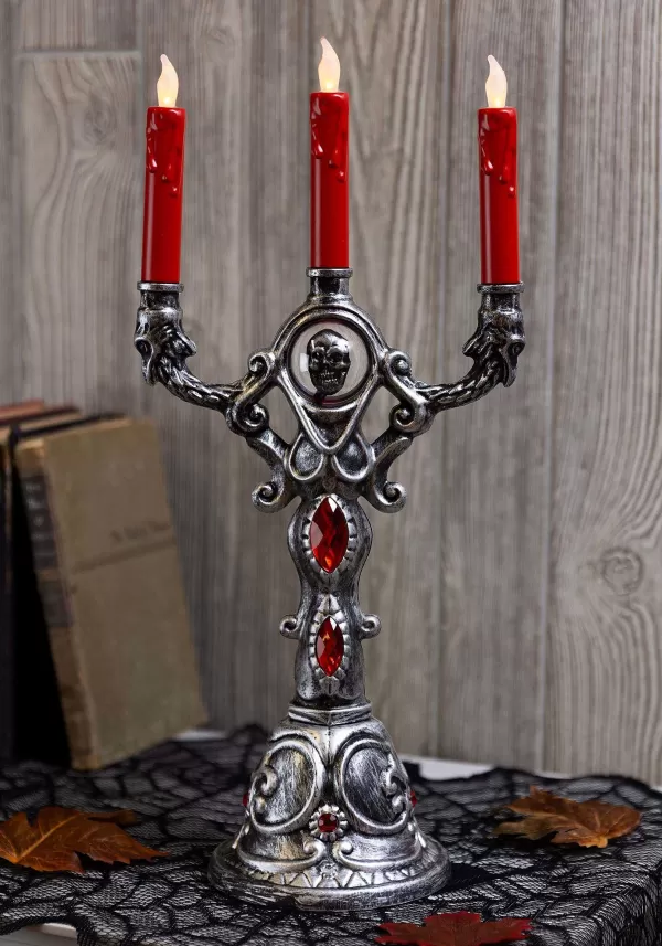 Flash Sale 17.5 Inch Led Candelabra Prop Halloween Lights
