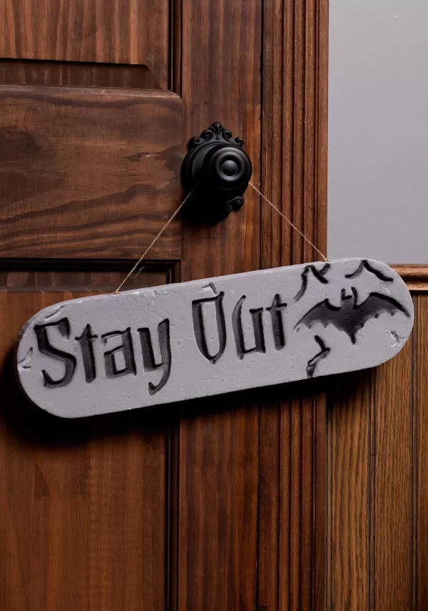 Fashion 18" Stay Out Foam Sign Decoration Door Decorations