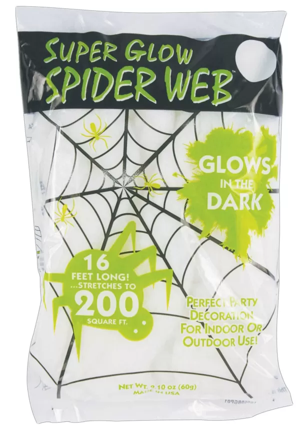 Cheap 200 Square Ft Glow In The Dark Spider Webs Halloween Decoration Kid Friendly D Cor