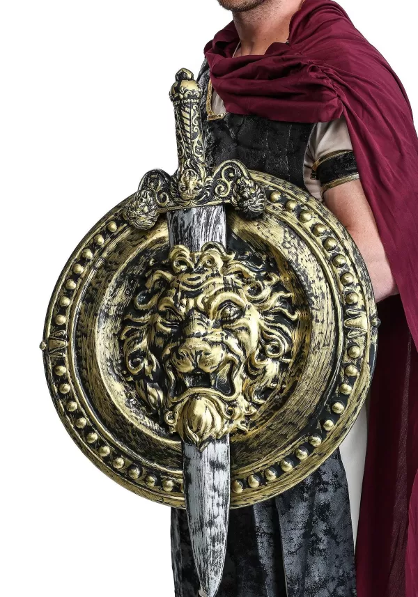 Cheap 20" Gladiator Shield W/ 29" Sword Toy Weapons