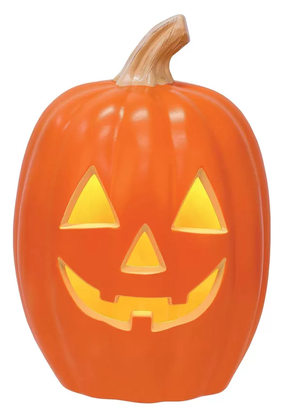 Outlet 20" Light Up Pumpkin Halloween Decoration Outdoor Decorations