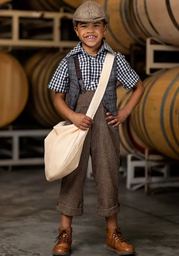 Fashion 20S Newsie Costume For Kids Boy Costumes