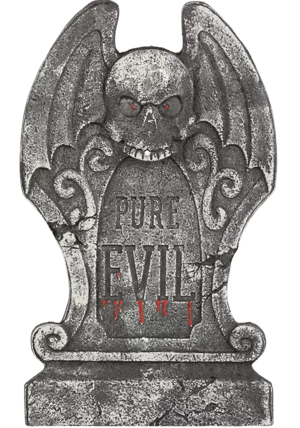 Store 22" Pure Evil Tombstone Decoration Outdoor Decorations