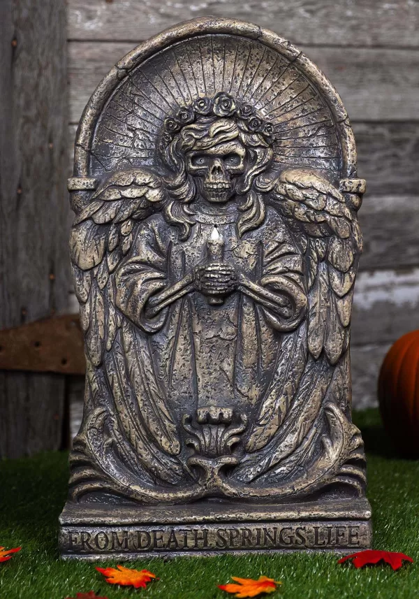 Discount 25-Inch Death Springs Life Light Up Tombstone Seasonal Visions International Decoration Outdoor Decorations