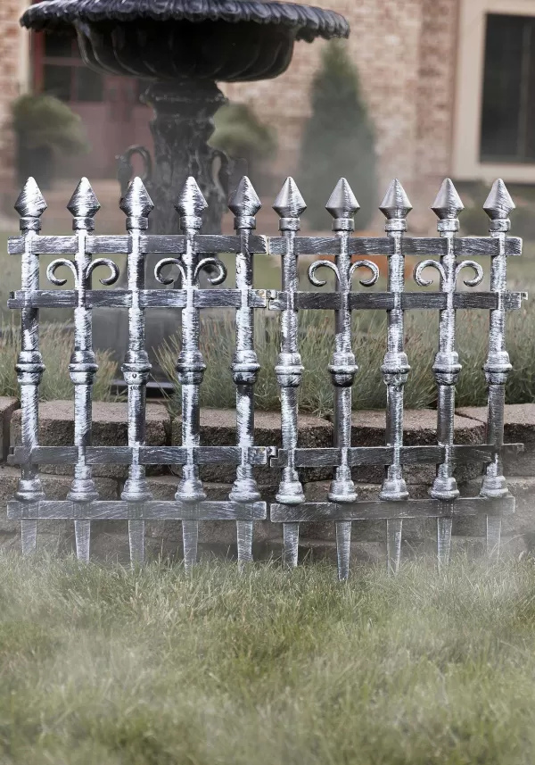Online 2 Piece Cemetery Fence Decoration Outdoor Decorations