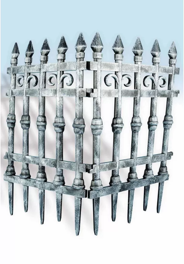 Online 2 Piece Cemetery Fence Decoration Outdoor Decorations