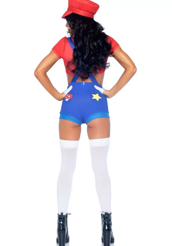 Shop 2 Piece Red Gamer Babe Sexy Women'S Costume Sexy Costumes