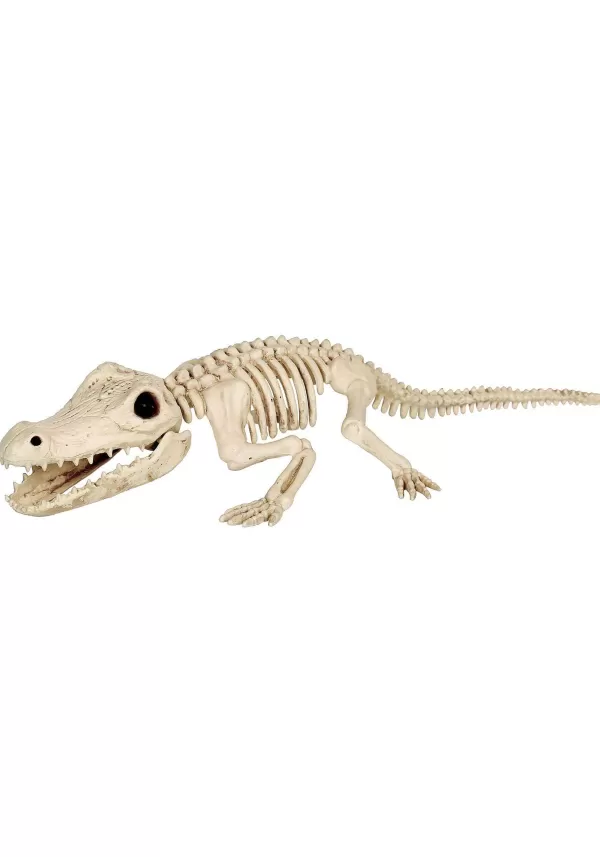 Discount 31" Crocodile Skeleton Halloween Decoration Outdoor Decorations