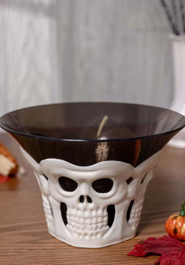 Clearance 4.5 Inch Decorative Skull Candy Bowl Indoor Decorations