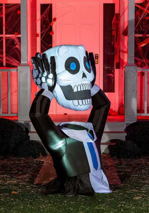Clearance 4 Foot Tall Headless Skeleton Inflatable Decoration Inflatable Decorations