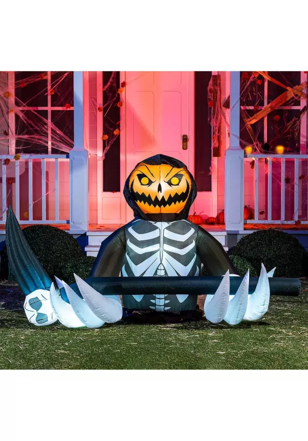 Flash Sale 4 Foot Tall Pumpkin Reaper Inflatable Decoration Inflatable Decorations