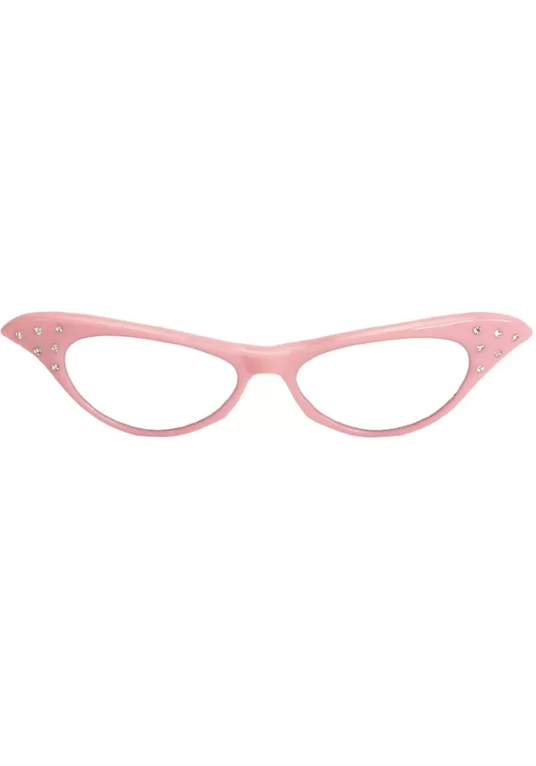 Flash Sale 50S Pink Frame Glasses Glasses / Sunglasses