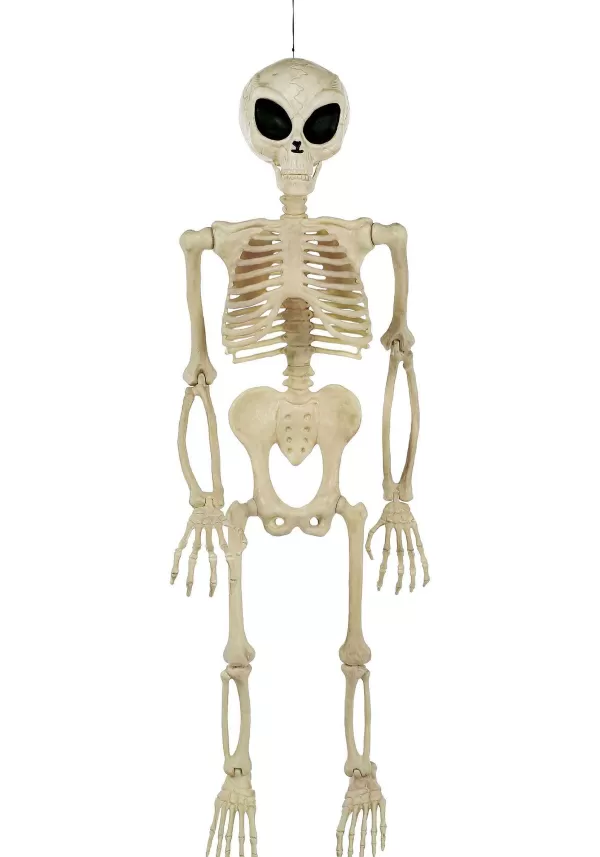 Store 52" Alien Skeleton Halloween Decoration Outdoor Decorations