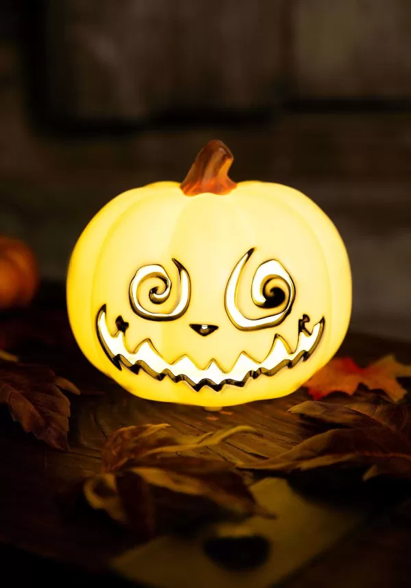 Cheap 5 Inch Light Up Swirly Jack O' Lantern Decoration Indoor Decorations