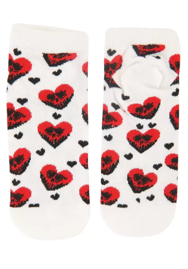 Shop 5 Pack Goth Valentine'S Day Socks Halloween Clothes