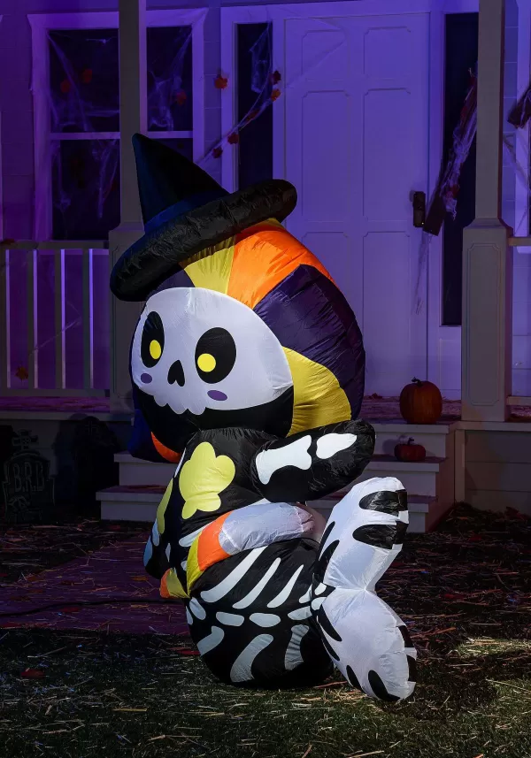 Flash Sale 5' Skeleton Mermaid Inflatable Decoration Inflatable Decorations