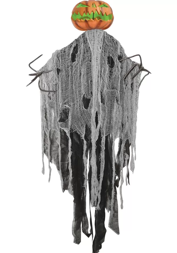 Online 5Ft Hanging Pumpkin Man Halloween Decoration Outdoor Decorations
