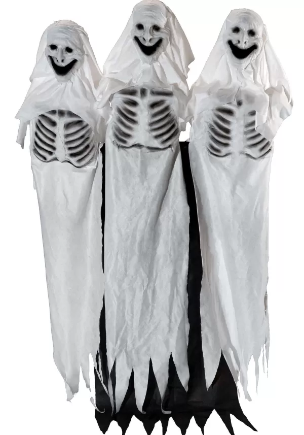 Flash Sale 6 Ft. Animatronic Ghostly Trio Decoration Animatronics