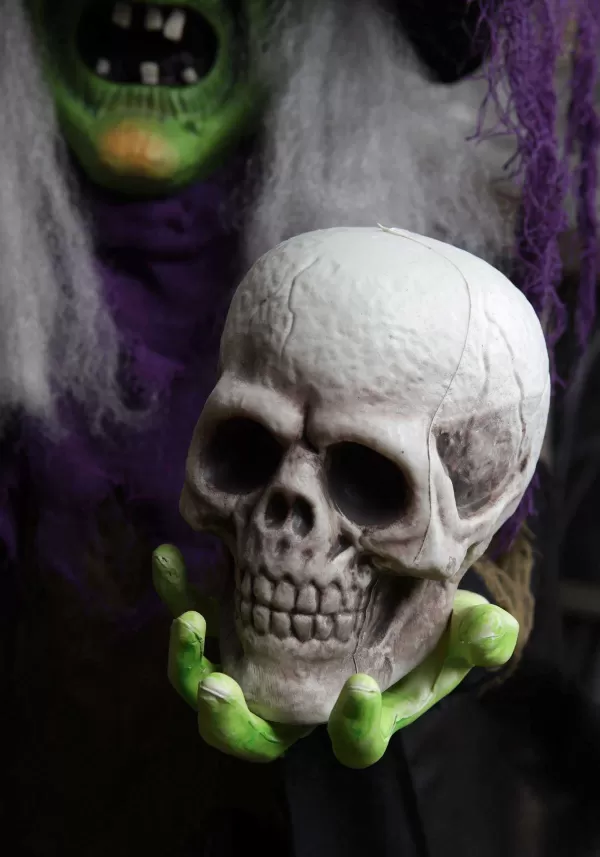 Shop 6Ft Hanging Witch Animatronic Halloween Decoration Animatronics