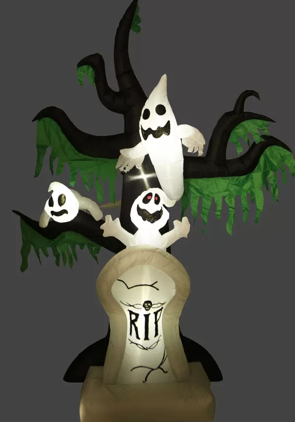 Cheap 7.25Ft Haunted Ghost Tree With Tombstone Inflatable Decoration Inflatable Decorations