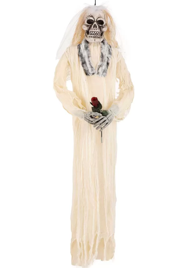 Fashion 72-Inch Hanging Skeleton Bride Halloween Decoration Outdoor Decorations