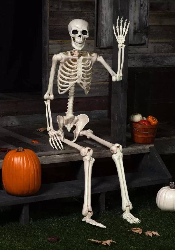 Outlet 74-Inch Skeleton Halloween Decoration Outdoor Decorations