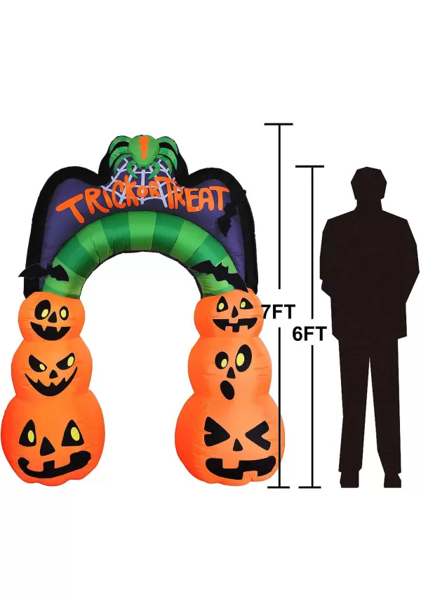 Fashion 7' Tall Large Pumpkin Arch Inflatable Decoration Inflatable Decorations