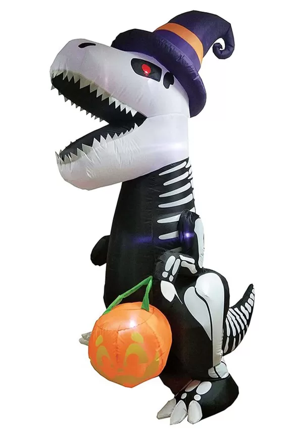 New 8Ft Inflatable Skeleton T Rex Decoration Inflatable Decorations