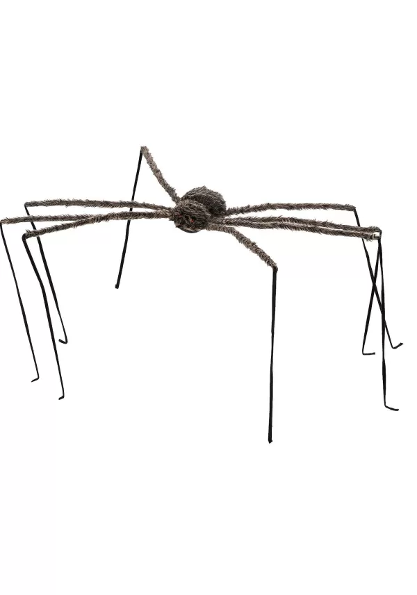 Hot 90 Inch Fuzzy Spider Decor Indoor Decorations