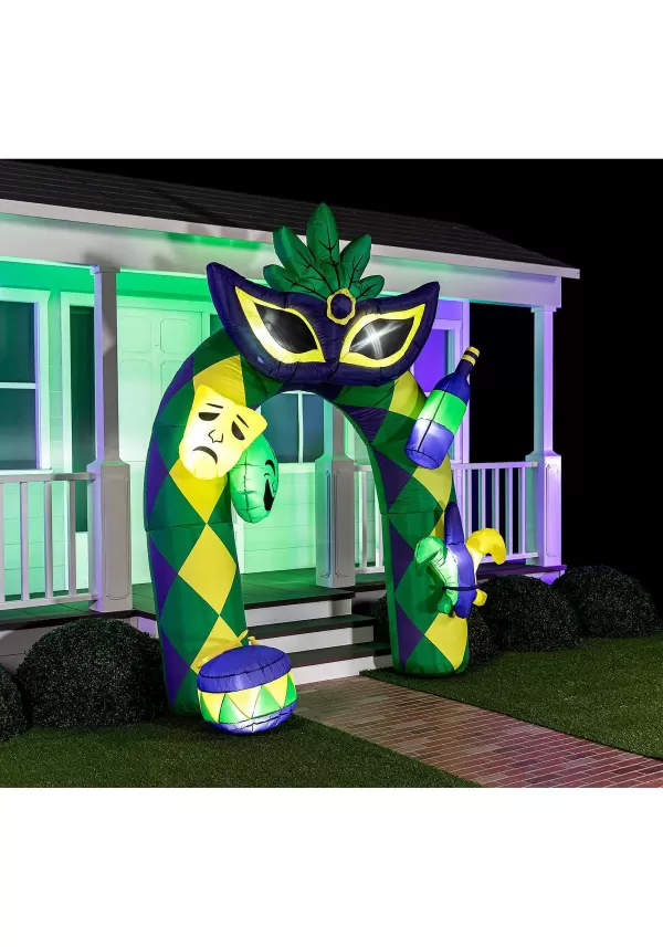 Discount 9.5Ft Tall Mardi Gras Arch Inflatable Decoration Inflatable Decorations