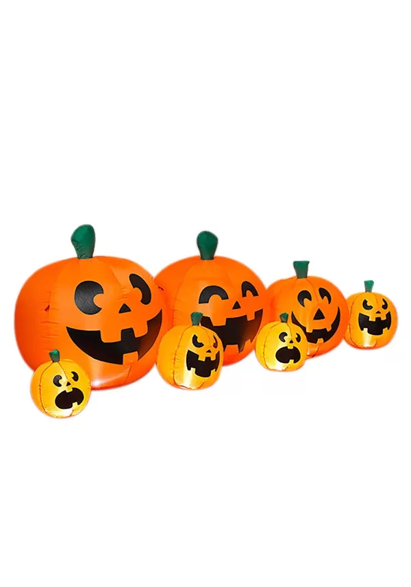 Best Sale 96 Inch Electric Inflatable Pumpkins Halloween Decor Set Inflatable Decorations