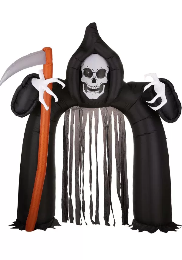 Best Sale 9.6Ft Inflatable Reaper Death Archway Halloween Decoration Halloween Props