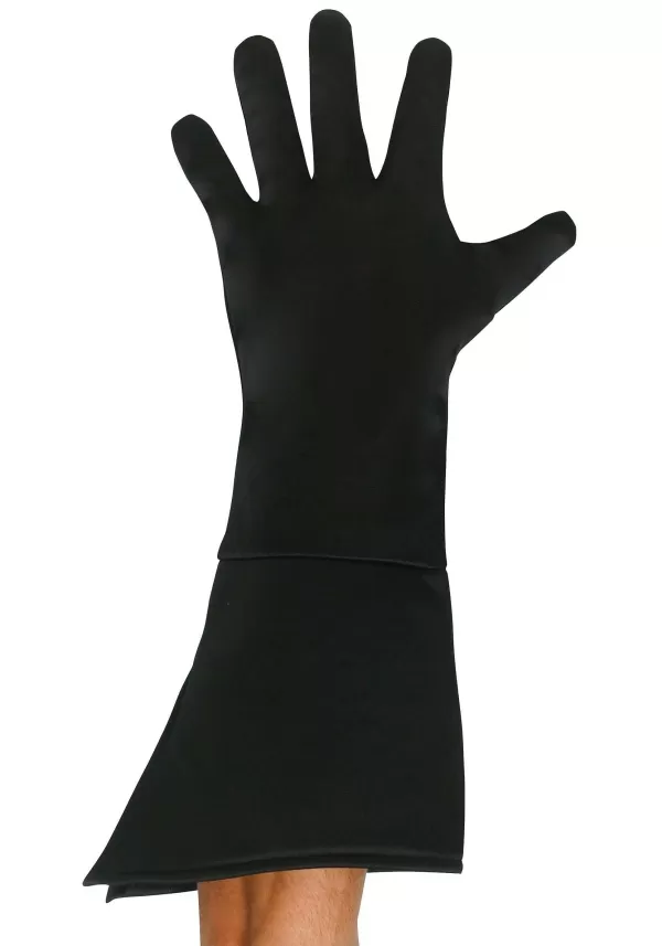 Shop Adult Black Superhero Gloves Gloves