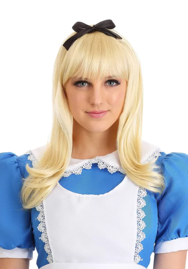Sale Adult Blonde Alice Wig Wigs