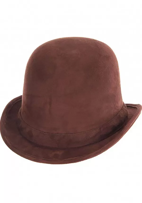 Cheap Adult Brown Derby Top Hat Hats