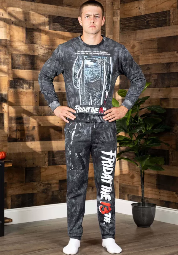 Hot Adult Friday The 13Th Tie Dye Joggers Halloween Clothes