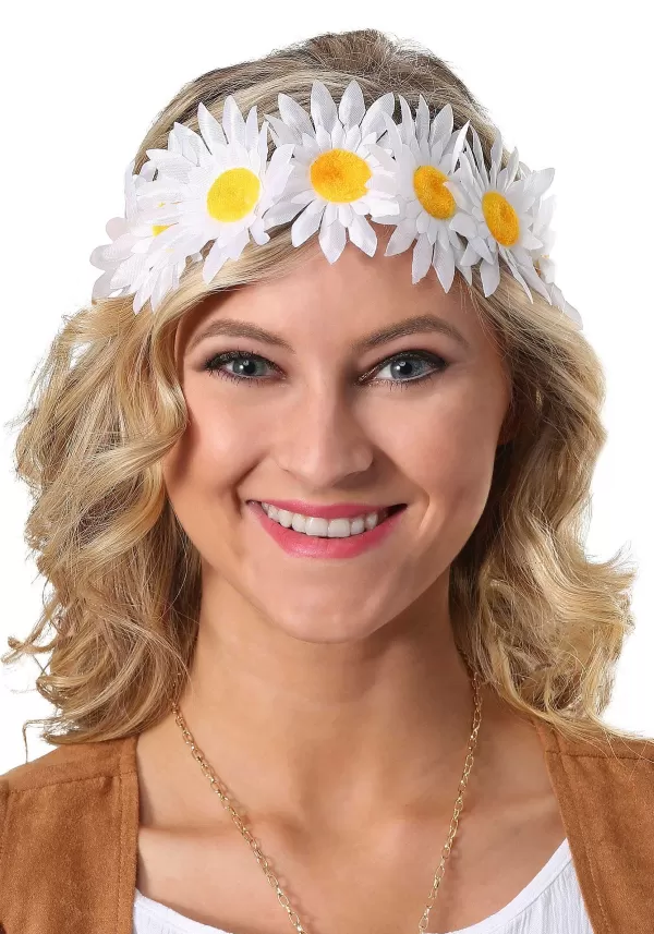 Outlet Adult Daisy Flower Costume Crown Headbands