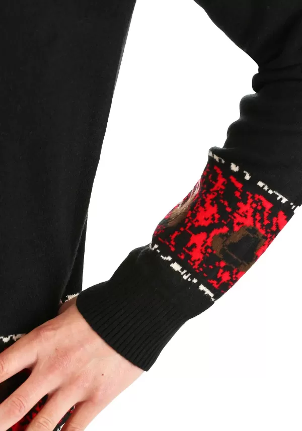 Clearance Adult Freddy Vs Jason Halloween Sweater Halloween Clothes