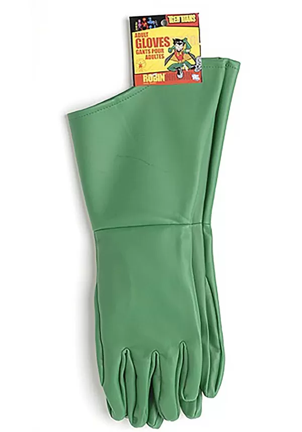 Cheap Adult Green Robin Gloves Gloves