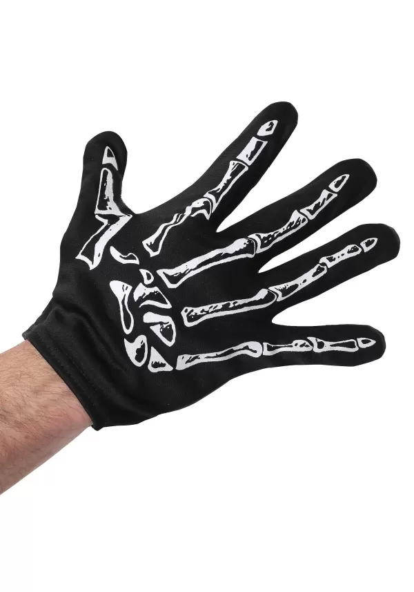 Clearance Adult Mens Skeleton Gloves Gloves