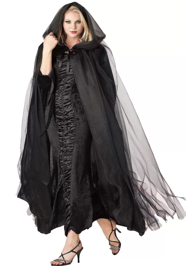 Shop Adult Midnight Black Costume Cape Capes