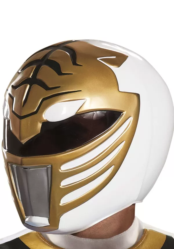 Clearance Adult Power Rangers White Ranger Helmet Masks