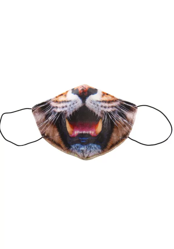 Flash Sale Adult Sublimated Tiger Face Mask Face Masks
