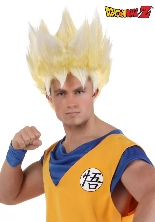 Clearance Adult Super Saiyan Goku Wig Wigs