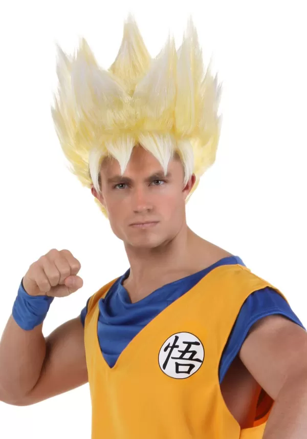 Clearance Adult Super Saiyan Goku Wig Wigs